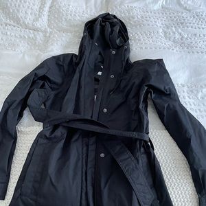 Black Columbia Trench Rain Coat
